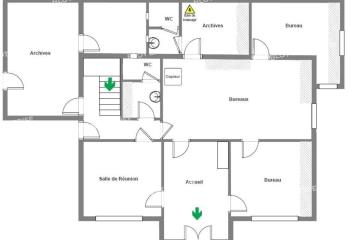 Location bureaux - Proche accès 4 voies