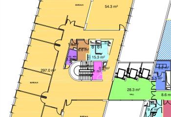 Location bureaux centre-ville, proche transports  à Rueil-Malmaison - 92500