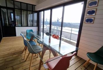 Bureaux à louer - vue panoramique sur la Loire  à Saint-Herblain - 44800