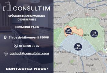 Location local commercial Paris 19 (75019) - 133 m²