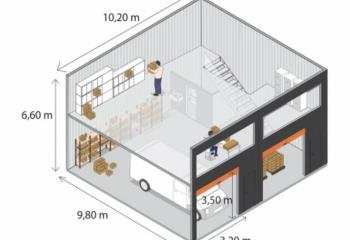 Location box stockage et cellules d'activité - Proximité A4 et A35  à Entzheim - 67960