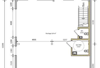 Location activité/entrepôt Houlle (62910) - 230 m²  à Houlle - 62910