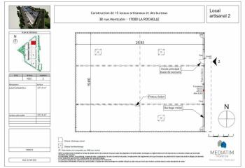 Vente bureaux - Porte sectionnelle