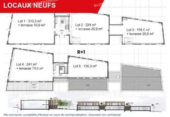 Vente bureaux - Proche autoroute et périphérique nantais  au Bignon - 44140