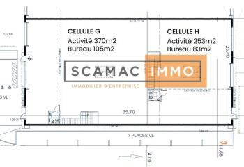 Activité/Entrepôt à vendre Angerville (91670) - 811 m²