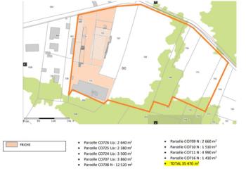 Terrains industriels à vendre -, proche Périgueux et Angoulême  à Saint-Pierre-de-Côle - 24800