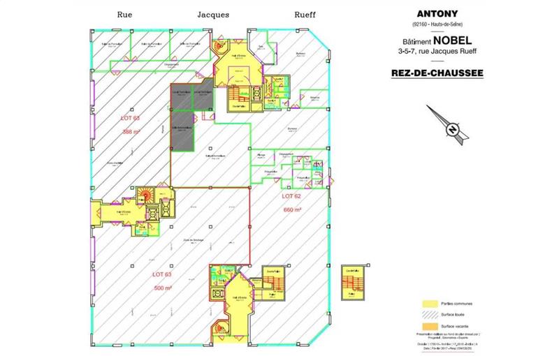 Location de bureau de 2 960 m² à Antony - 92160 plan - 1