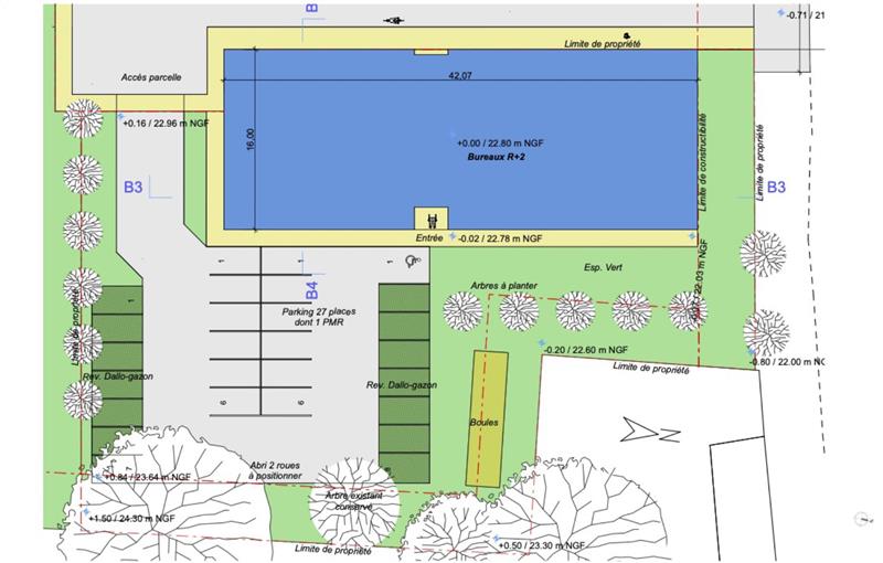 Location de bureau de 1 661 m² à Carquefou - 44470 plan - 1