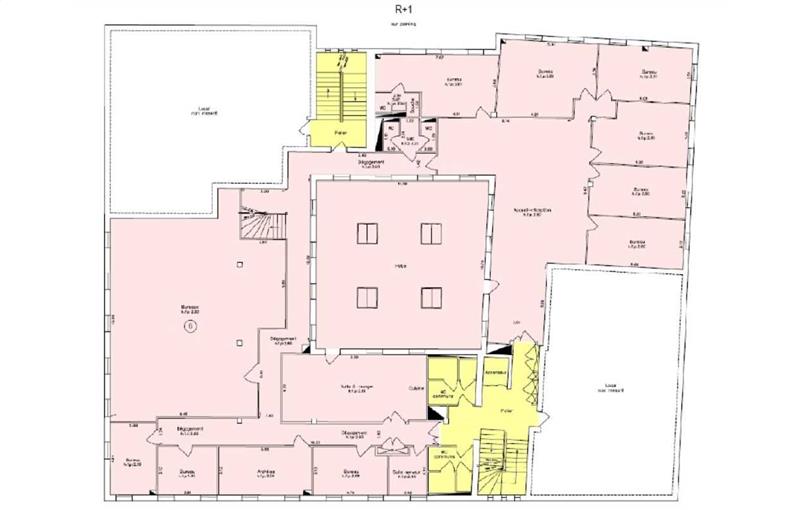 Location de bureau de 382 m² à Dardilly - 69570 plan - 1