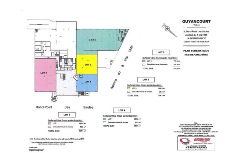 Location de bureau de 4 563 m² à Guyancourt - 78280 plan - 1