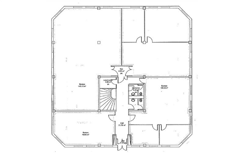 Location de bureau de 295 m² à Limonest - 69760 plan - 1