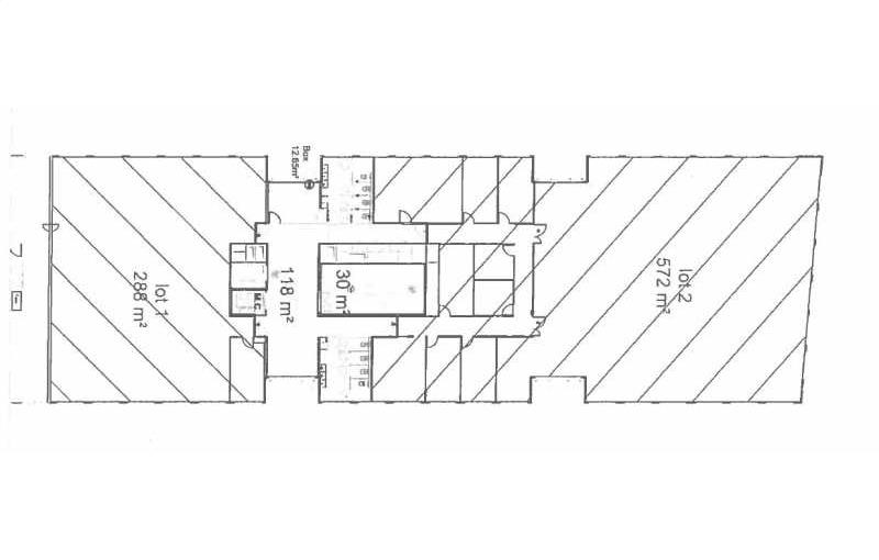 Location de bureau de 2 034 m² à Lyon 7 - 69007 plan - 1