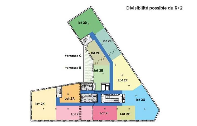 Location de bureau de 5 985 m² à Lyon 9 - 69009 plan - 1
