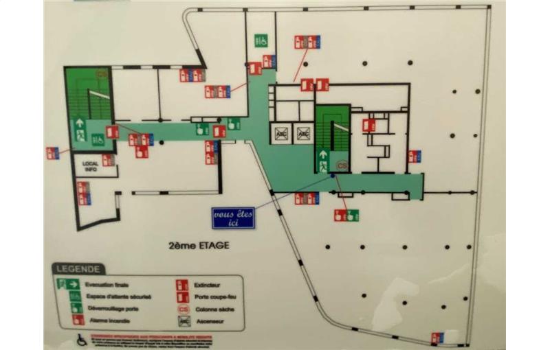 Location de bureau de 1 462 m² à Marseille 15 - 13015 plan - 1