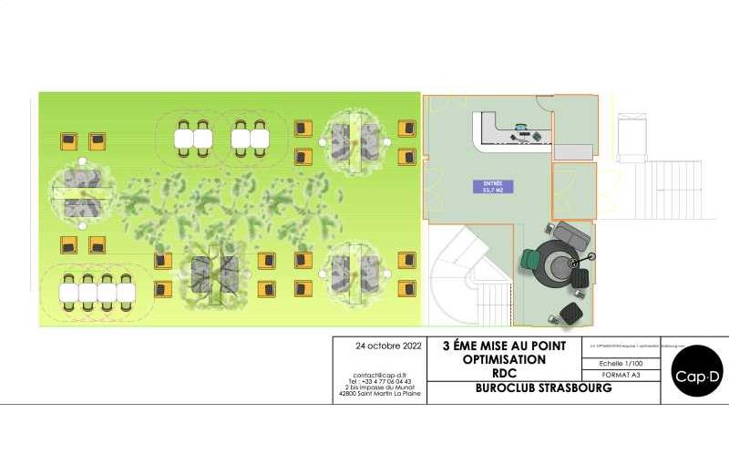 Location de bureau de 512 m² à Mundolsheim - 67450 plan - 1
