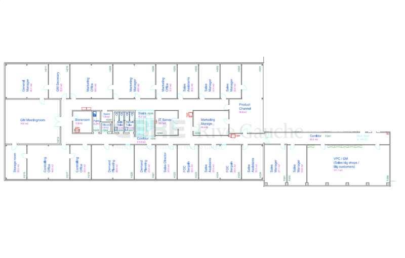 Location de bureau de 954 m² à Obernai - 67210 plan - 1