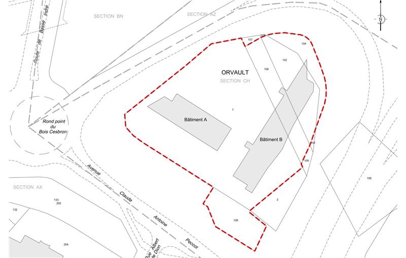 Location de bureau de 624 m² à Orvault - 44700 plan - 1