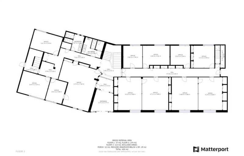 Location de bureau de 901 m² à Quimper - 29000 plan - 1