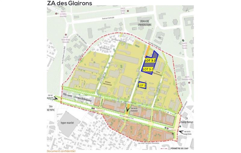 Location de bureau de 991 m² à Saint-Martin-d'Hères - 38400 plan - 1