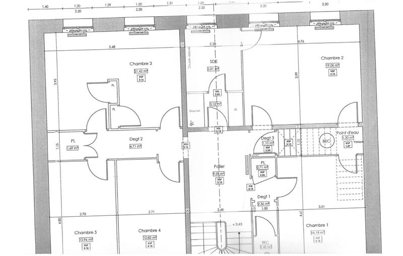 Location de bureau de 390 m² à Saint-Nazaire - 44600 plan - 1
