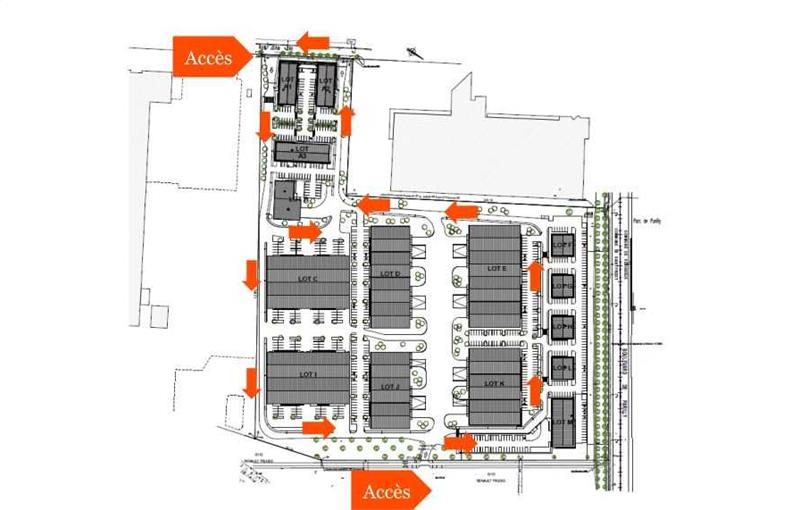 Location de bureau de 84 m² à Saint-Priest - 69800 plan - 1