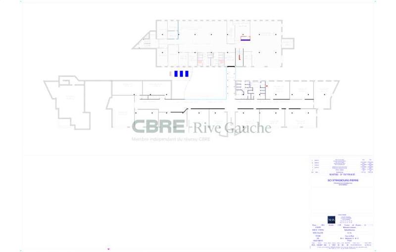 Location de bureau de 846 m² à Schiltigheim - 67300 plan - 1