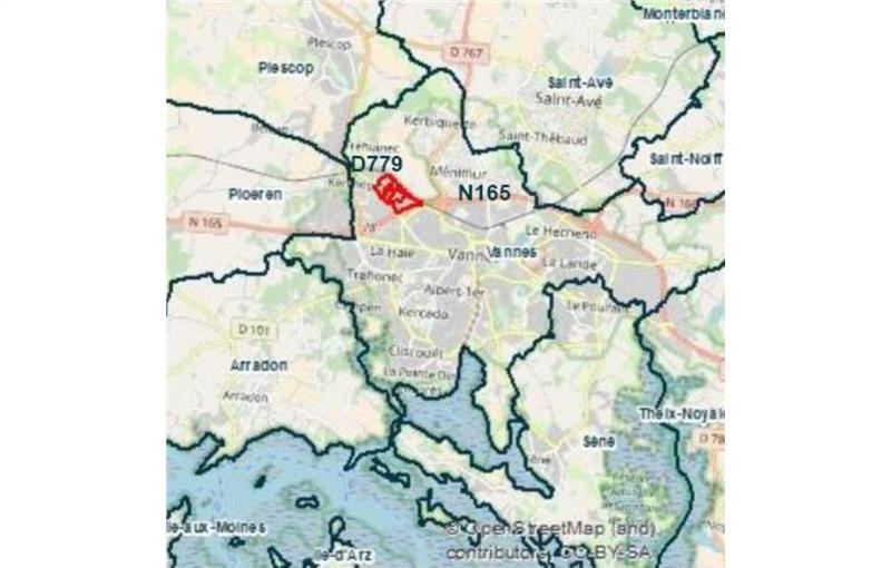 Location de bureau de 485 m² à Vannes - 56000 plan - 1