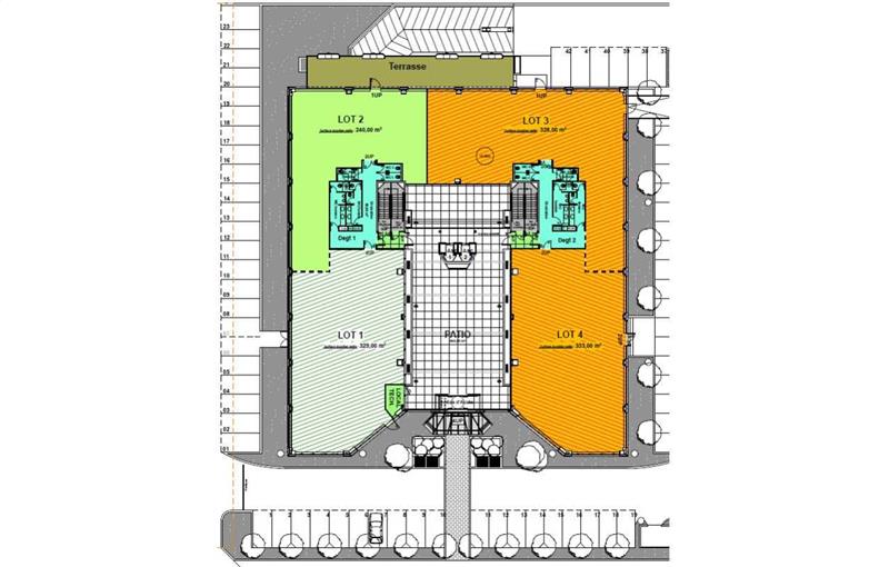 Location de bureau de 2 245 m² à Villebon-sur-Yvette - 91140 plan - 1