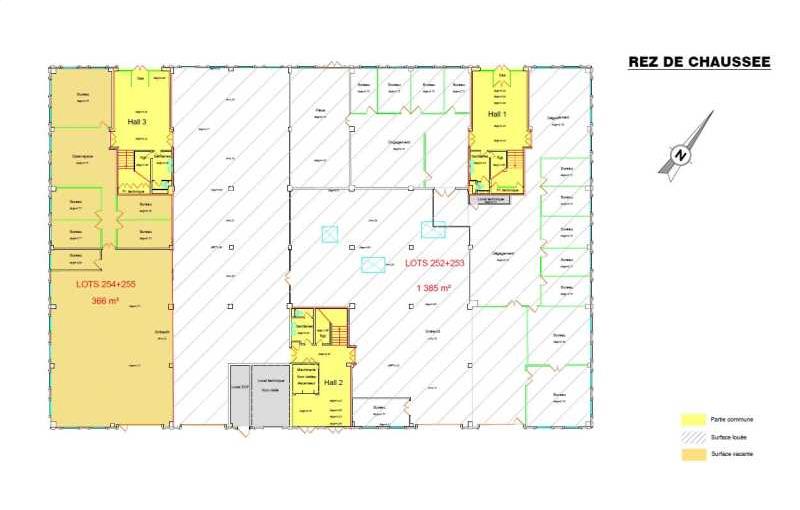 Location de bureau de 1 772 m² à Villebon-sur-Yvette - 91140 plan - 1
