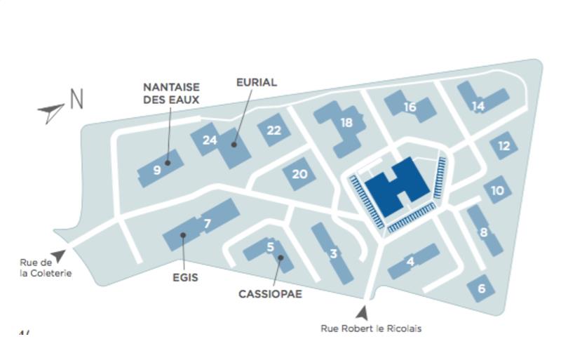 Location de local commercial de 2 332 m² à Nantes - 44000 plan - 1