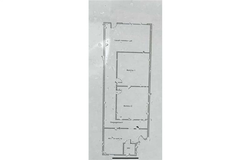 Location de local commercial de 57 m² à Quimper - 29000 plan - 1