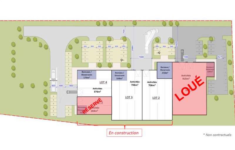 Location d'entrepôt de 1 827 m² à Ambérieux d'Azergues - 69480 plan - 1