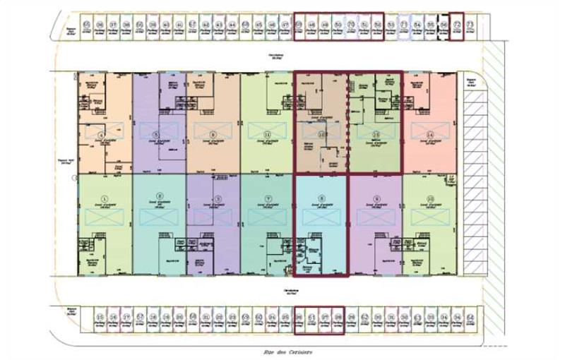 Location d'entrepôt de 226 m² à Lisses - 91090 plan - 1