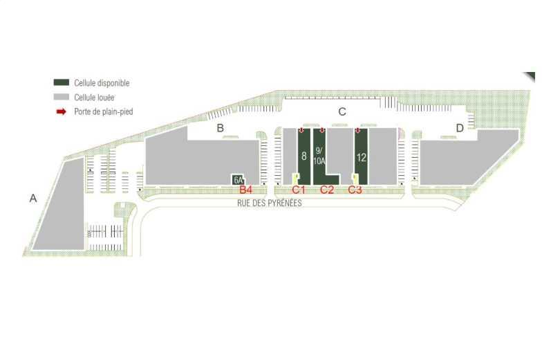 Location d'entrepôt de 839 m² à Lisses - 91090 plan - 1
