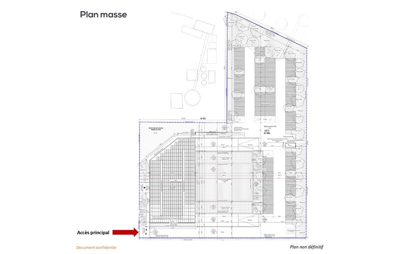 Location d'entrepôt de 660 m² à Saint-Martin-d'Hères - 38400 plan - 1