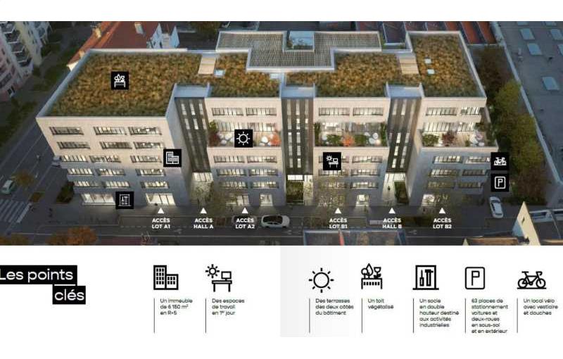 Location d'entrepôt de 3 109 m² à Villeurbanne - 69100 plan - 1