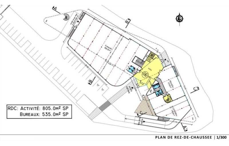 Bureau à vendre de 2 920 m² à Guyancourt - 78280 plan - 1
