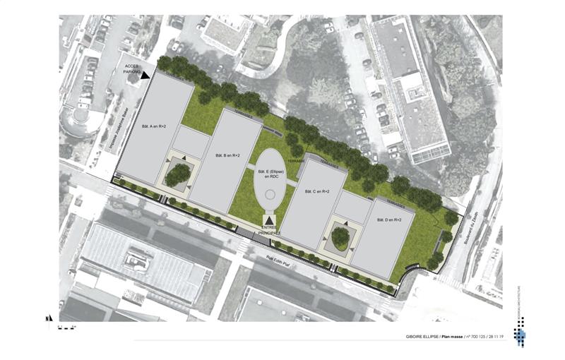 Bureau à vendre de 8 245 m² à Saint-Herblain - 44800 plan - 1