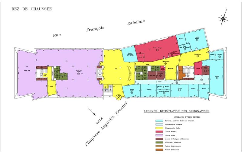 Bureau à vendre de 1 911 m² à Saint-Herblain - 44800 plan - 1