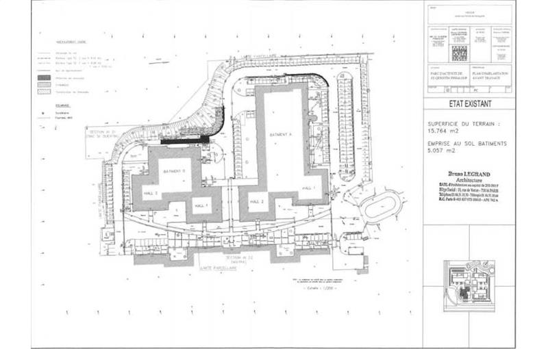 Bureau à vendre de 2 853 m² à Trappes - 78190 plan - 1