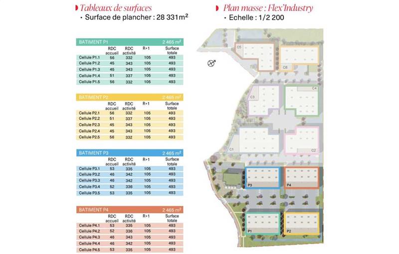 Entrepôt à vendre de 19 615 m² à Villebon-sur-Yvette - 91140 plan - 1